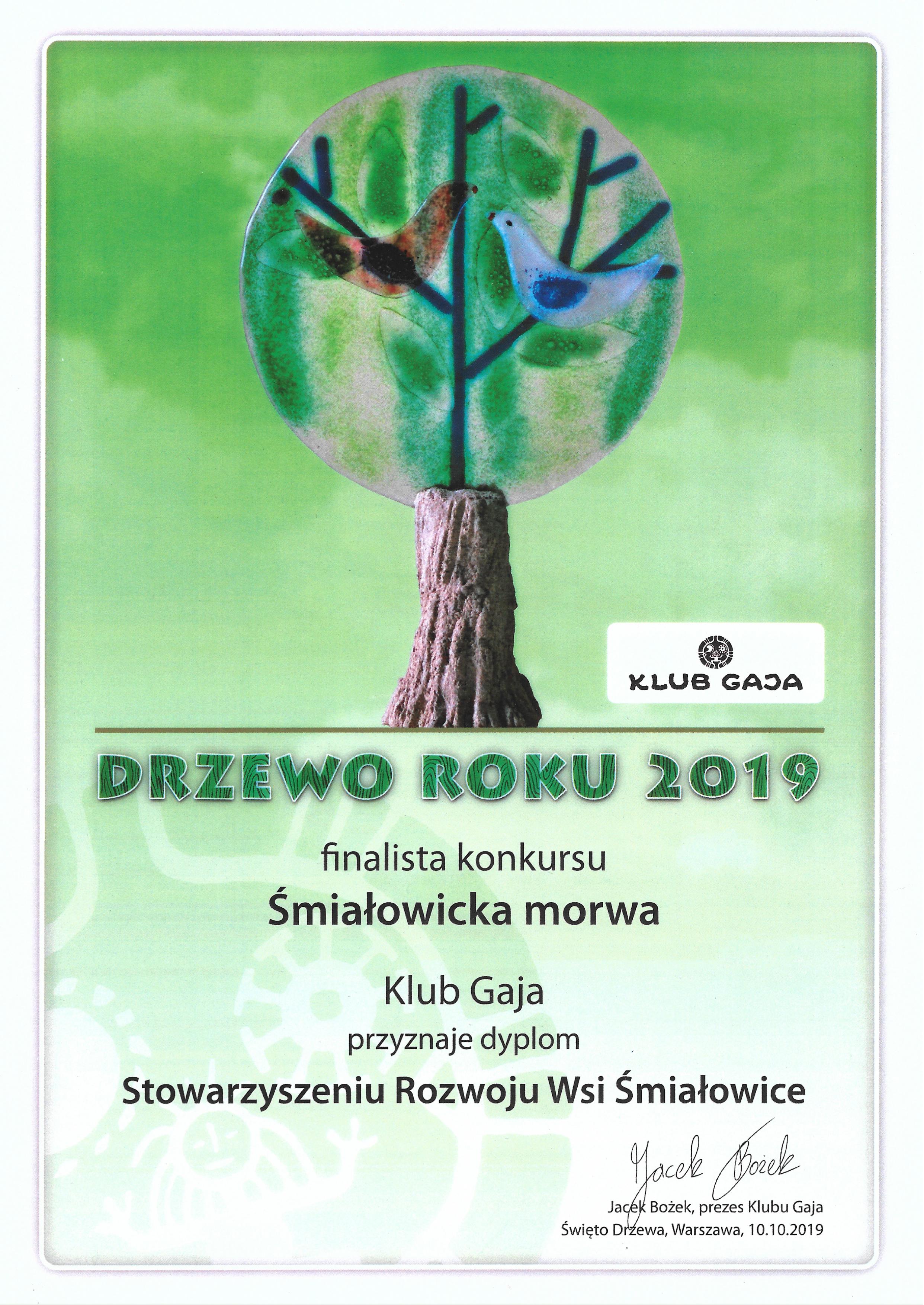 Dyplom dla SRW Śmiałowice