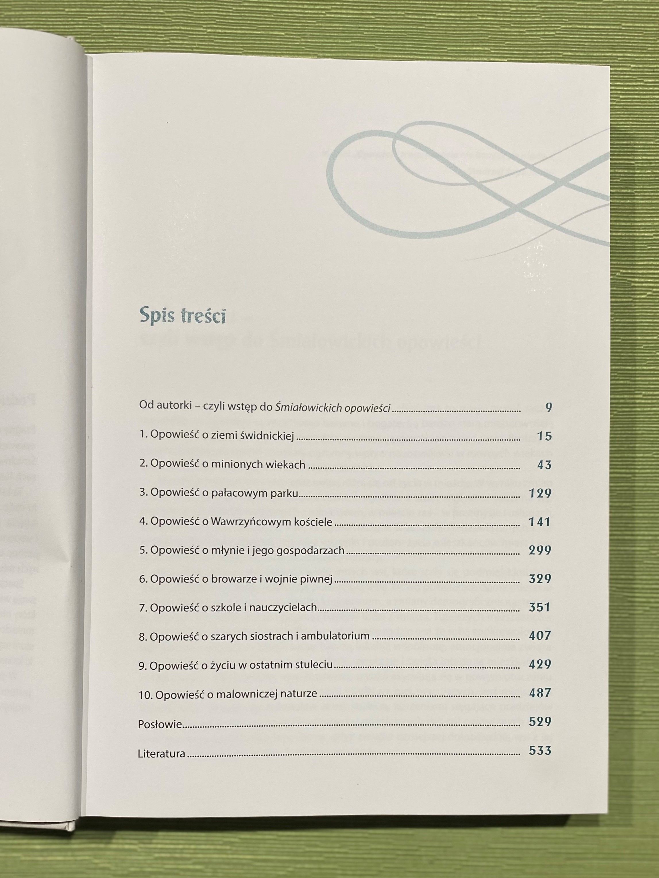 Śmiałowickie opowieści - spis treści
